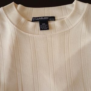 SYLLABLES MEN'S DRESSY/CASUAL PULLOVER SHIRT (BIG & TALL XXXL)